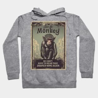 Save the Monkey Pixies Hate Sad Monkey Hoodie